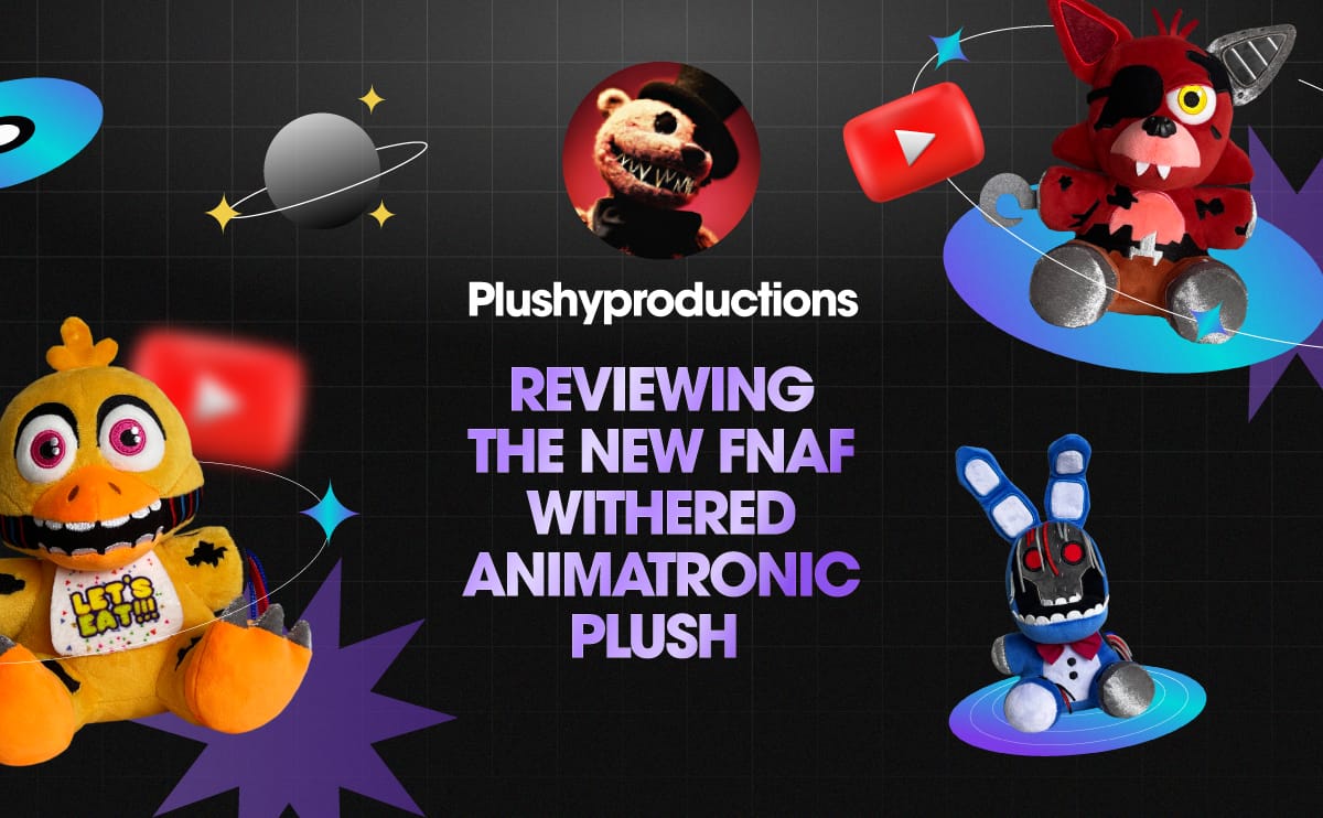 Plushyproductions-Reviewing-The-NEW-FNAF-Withered-Animatronic-Plush
