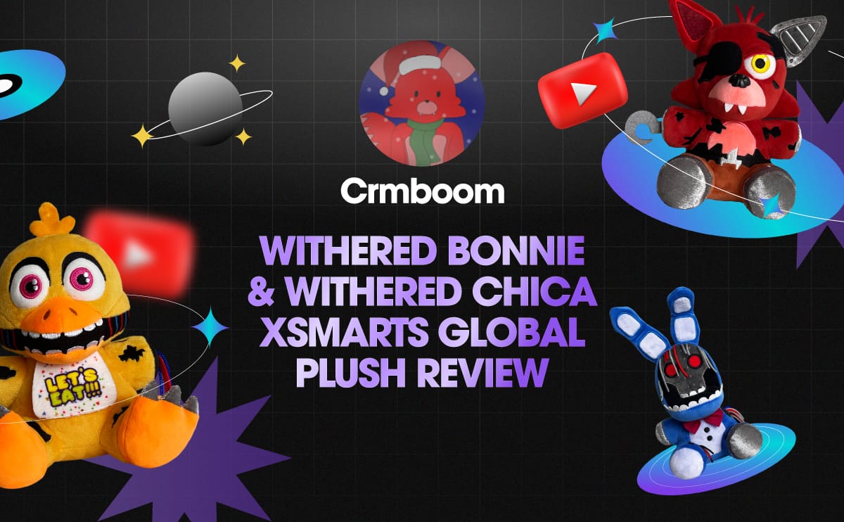 Withered Bonnie & Withered Chica XSMARTS GLOBAL Plush Review